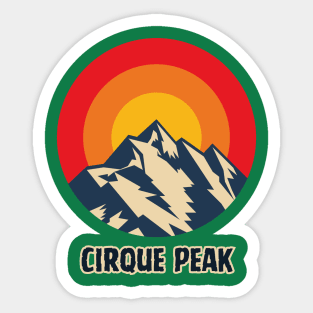 Cirque Peak Sticker